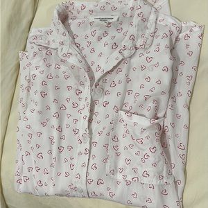 Valentine’s Day heart button-up